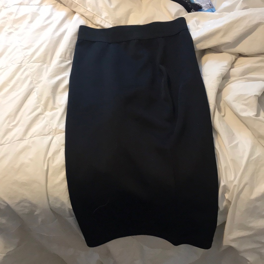 Knee length pencil skirt